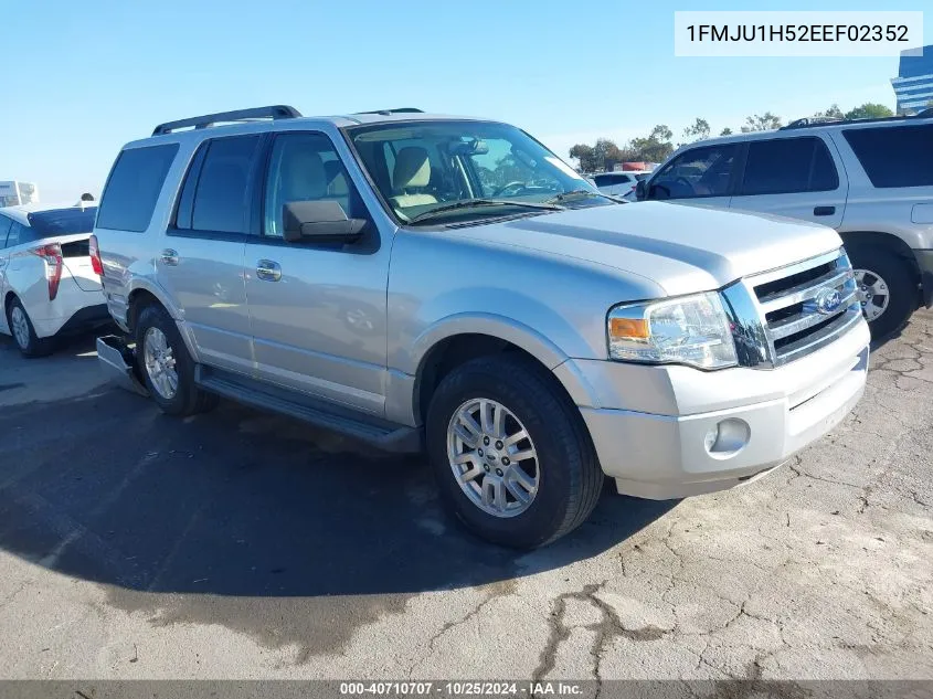 2014 Ford Expedition Xlt VIN: 1FMJU1H52EEF02352 Lot: 40710707