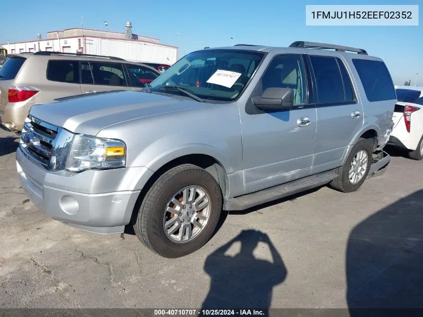 2014 Ford Expedition Xlt VIN: 1FMJU1H52EEF02352 Lot: 40710707