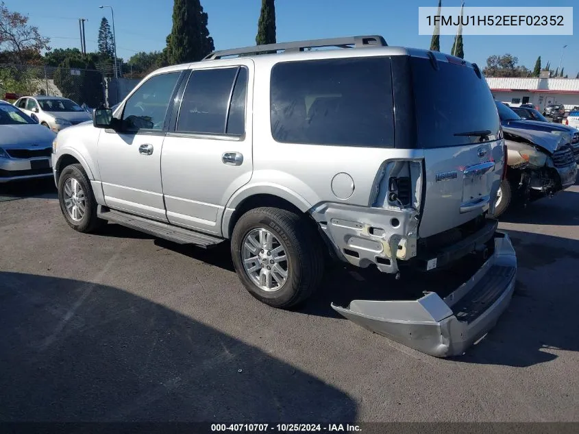 2014 Ford Expedition Xlt VIN: 1FMJU1H52EEF02352 Lot: 40710707