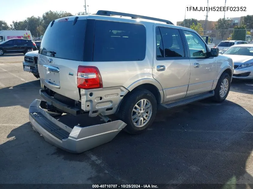 2014 Ford Expedition Xlt VIN: 1FMJU1H52EEF02352 Lot: 40710707