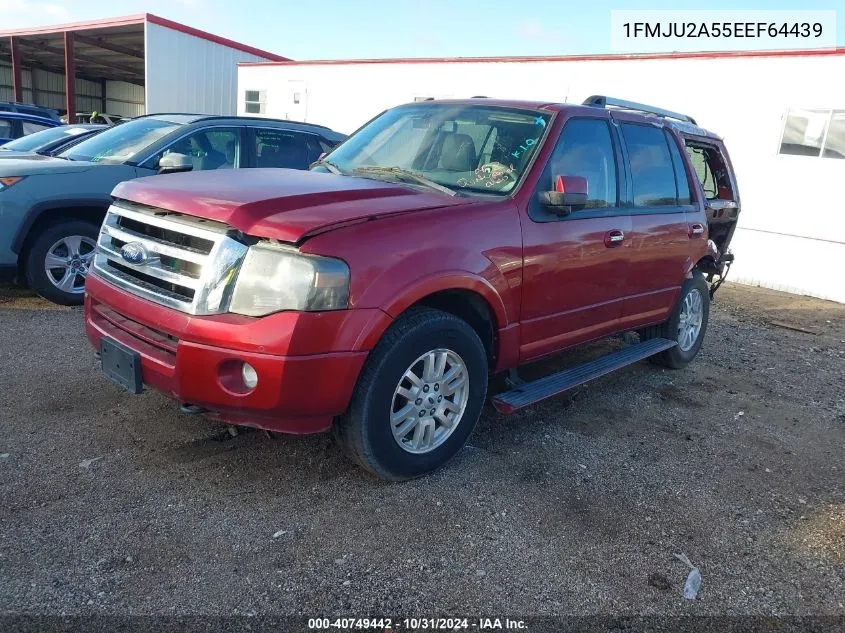 2014 Ford Expedition Limited VIN: 1FMJU2A55EEF64439 Lot: 40749442