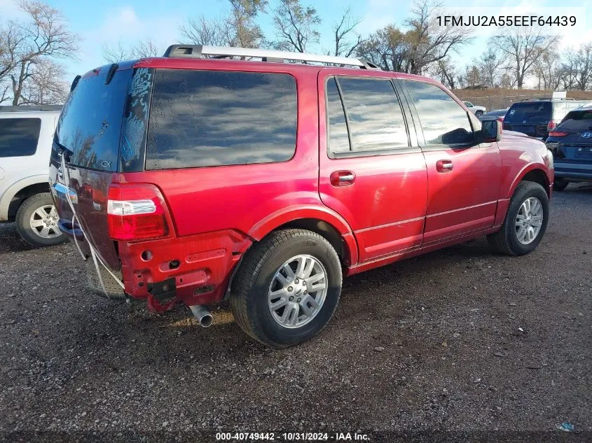 2014 Ford Expedition Limited VIN: 1FMJU2A55EEF64439 Lot: 40749442