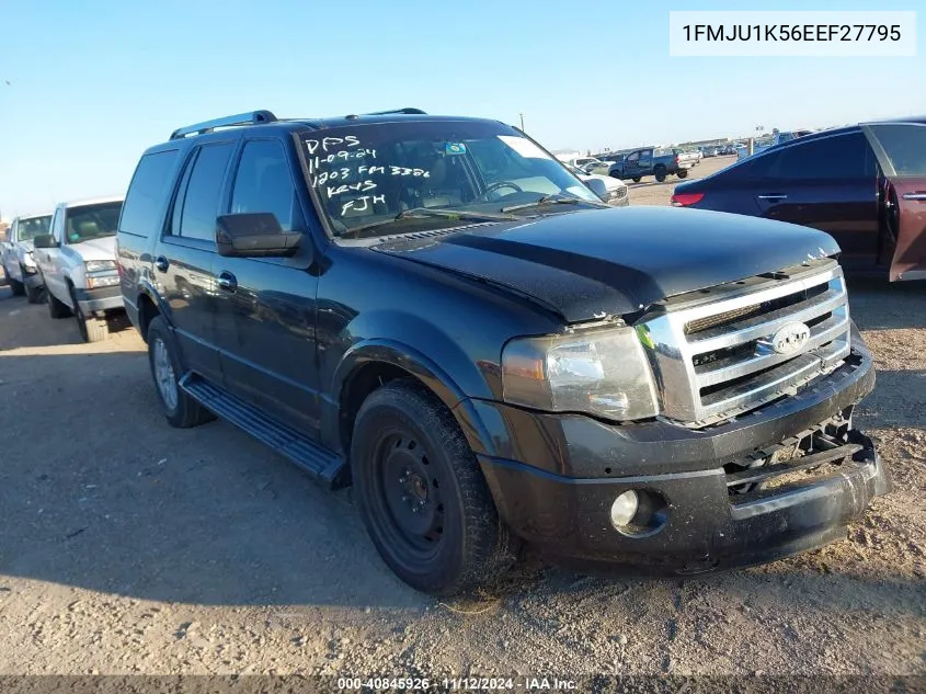 2014 Ford Expedition Limited VIN: 1FMJU1K56EEF27795 Lot: 40845926