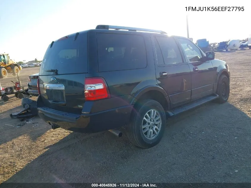 2014 Ford Expedition Limited VIN: 1FMJU1K56EEF27795 Lot: 40845926