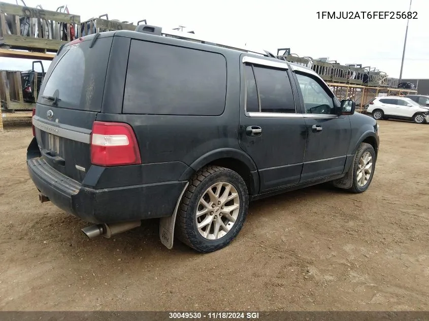 2015 Ford Expedition Limited VIN: 1FMJU2AT6FEF25682 Lot: 30049530