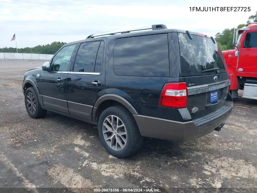 2015 Ford Expedition King Ranch VIN: 1FMJU1HT8FEF27725 Lot: 39575356