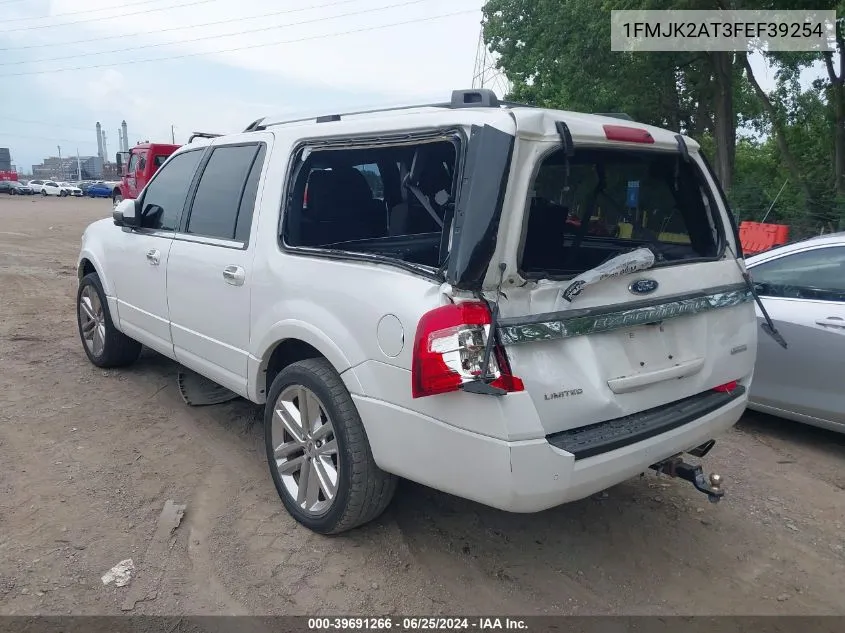 2015 Ford Expedition El Limited VIN: 1FMJK2AT3FEF39254 Lot: 39691266