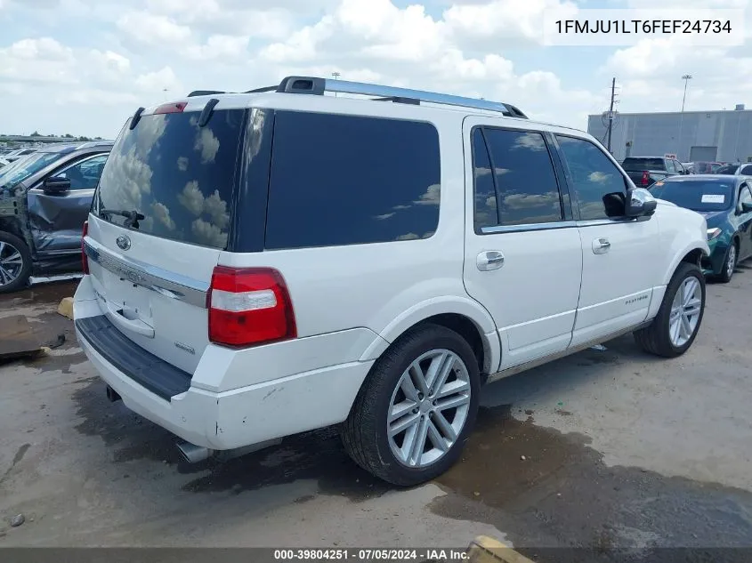 1FMJU1LT6FEF24734 2015 Ford Expedition Platinum