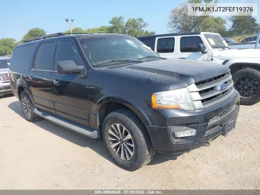 2015 Ford Expedition El Xlt VIN: 1FMJK1JT2FEF19376 Lot: 39968548