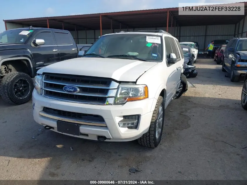 2015 Ford Expedition Limited VIN: 1FMJU2AT2FEF33228 Lot: 39980646