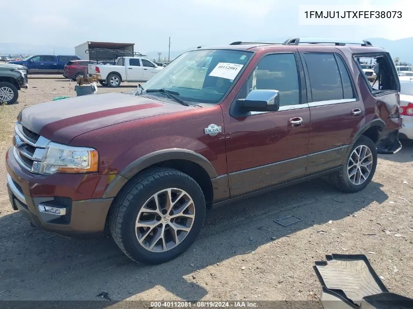 2015 Ford Expedition King Ranch VIN: 1FMJU1JTXFEF38073 Lot: 40112081