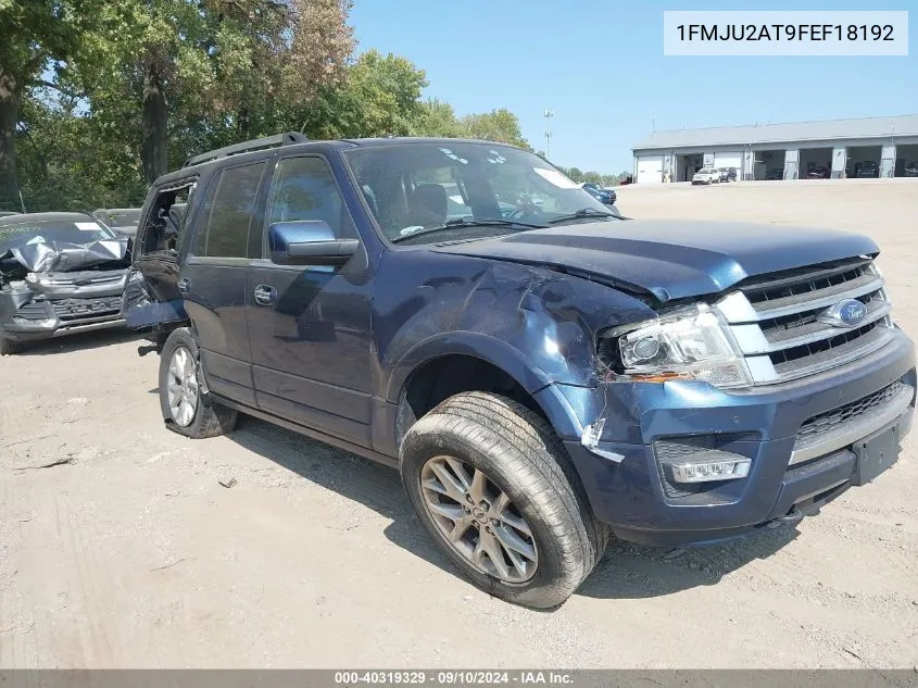 2015 Ford Expedition Limited VIN: 1FMJU2AT9FEF18192 Lot: 40319329