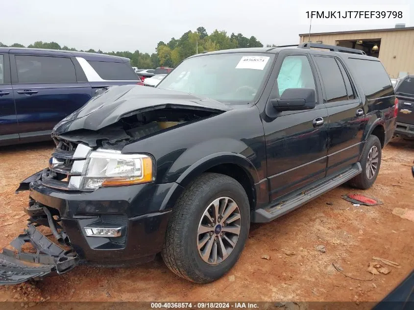 2015 Ford Expedition El Xlt VIN: 1FMJK1JT7FEF39798 Lot: 40368574