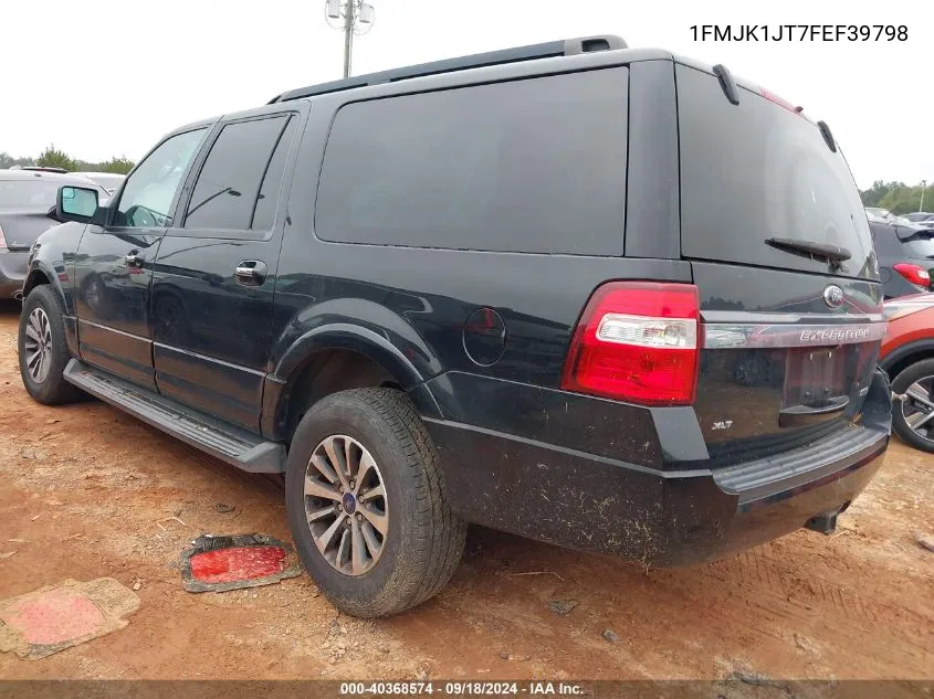 2015 Ford Expedition El Xlt VIN: 1FMJK1JT7FEF39798 Lot: 40368574