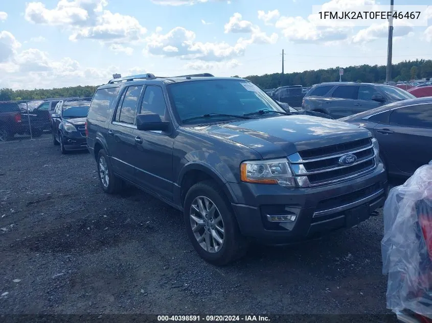 2015 Ford Expedition El Limited VIN: 1FMJK2AT0FEF46467 Lot: 40398591