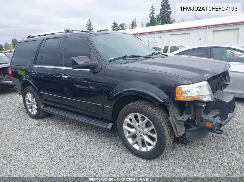 2015 Ford Expedition Limited VIN: 1FMJU2AT0FEF07193 Lot: 40482160