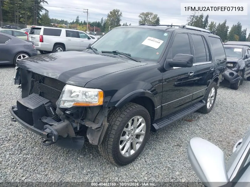 2015 Ford Expedition Limited VIN: 1FMJU2AT0FEF07193 Lot: 40482160