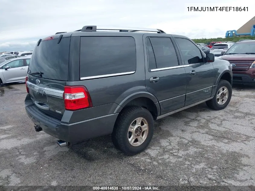 2015 Ford Expedition Platinum VIN: 1FMJU1MT4FEF18641 Lot: 40514535