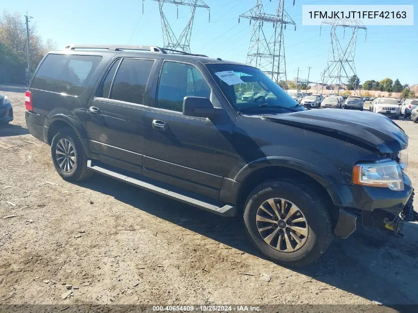 2015 Ford Expedition El Xlt VIN: 1FMJK1JT1FEF42163 Lot: 40654609