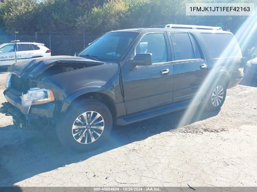 2015 Ford Expedition El Xlt VIN: 1FMJK1JT1FEF42163 Lot: 40654609