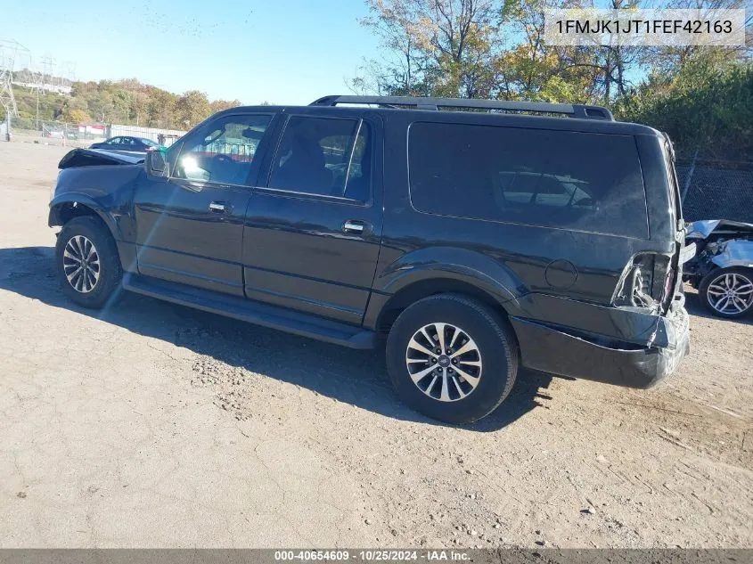 2015 Ford Expedition El Xlt VIN: 1FMJK1JT1FEF42163 Lot: 40654609