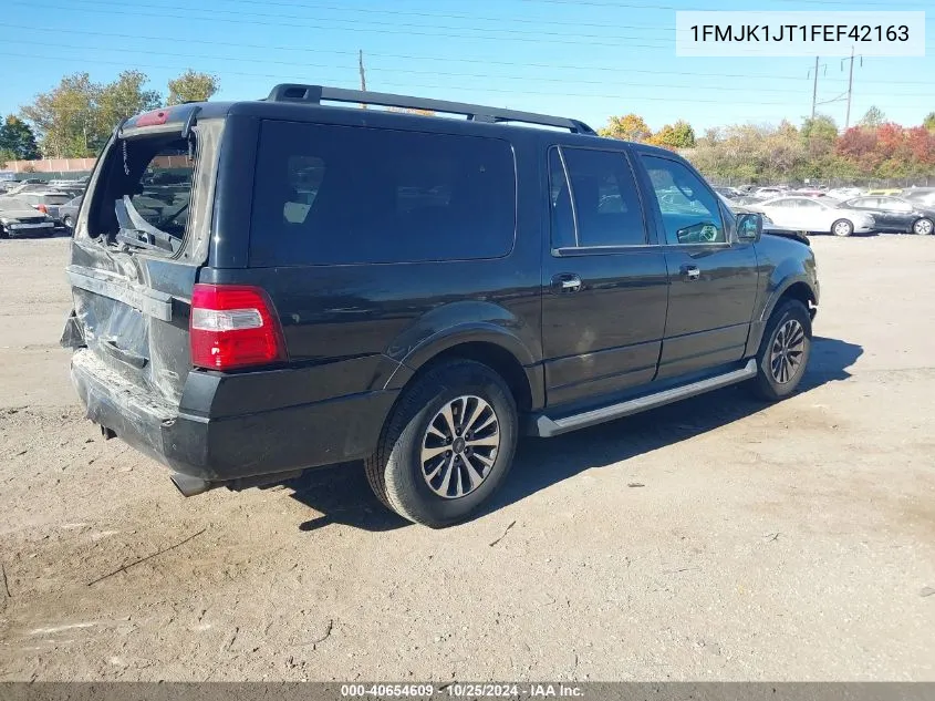 2015 Ford Expedition El Xlt VIN: 1FMJK1JT1FEF42163 Lot: 40654609