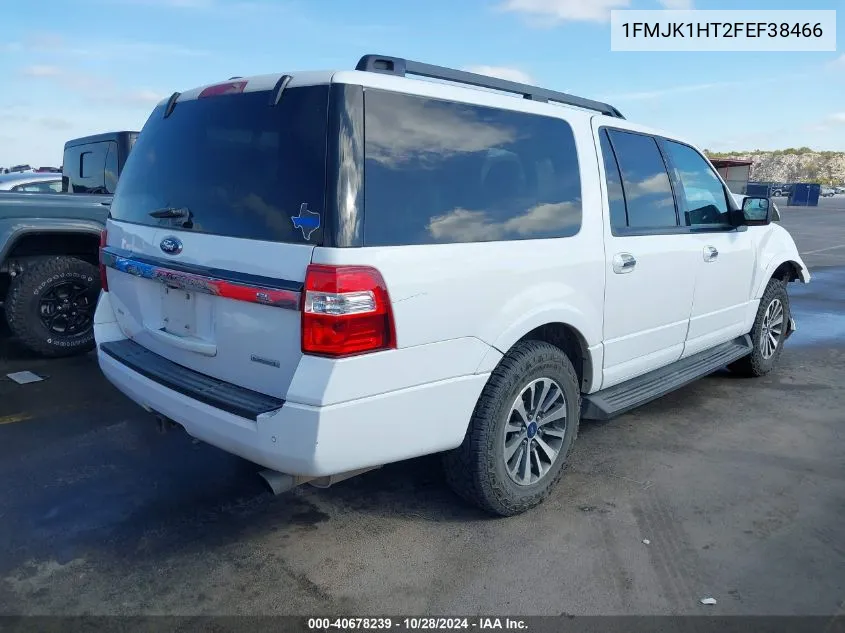 2015 Ford Expedition El Xlt VIN: 1FMJK1HT2FEF38466 Lot: 40678239