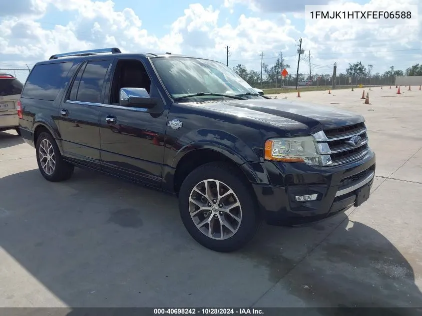 2015 Ford Expedition El King Ranch VIN: 1FMJK1HTXFEF06588 Lot: 40698242