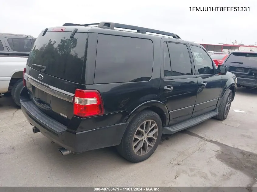 2015 Ford Expedition Xlt VIN: 1FMJU1HT8FEF51331 Lot: 40753471