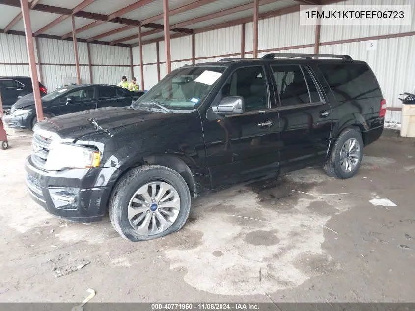 2015 Ford Expedition El Limited VIN: 1FMJK1KT0FEF06723 Lot: 40771950