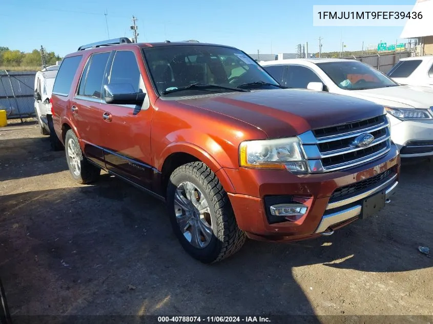 2015 Ford Expedition Platinum VIN: 1FMJU1MT9FEF39436 Lot: 40788074