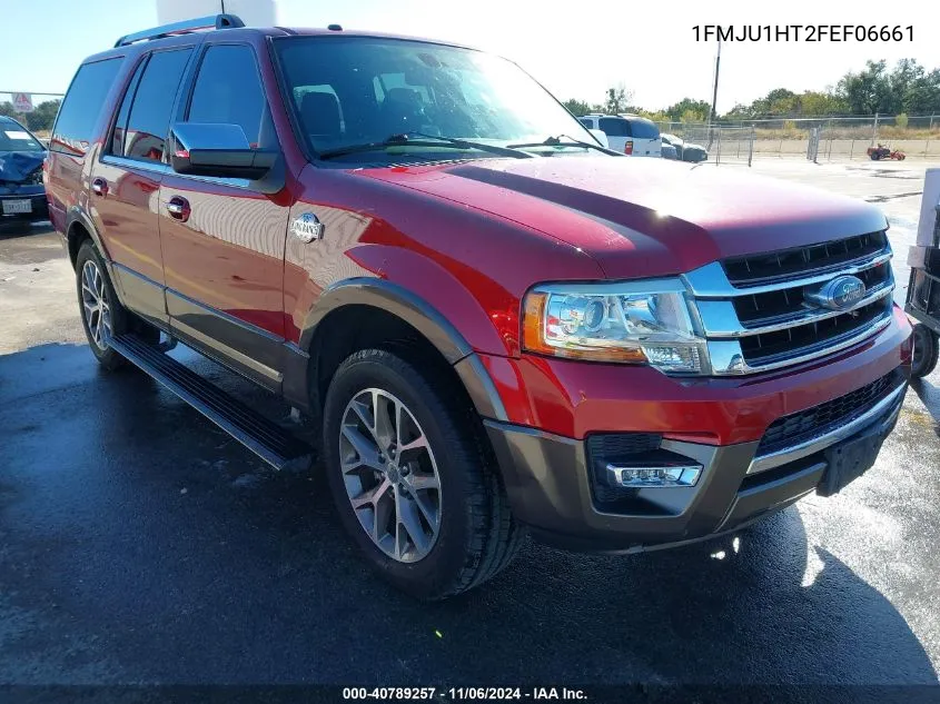 2015 Ford Expedition King Ranch VIN: 1FMJU1HT2FEF06661 Lot: 40789257