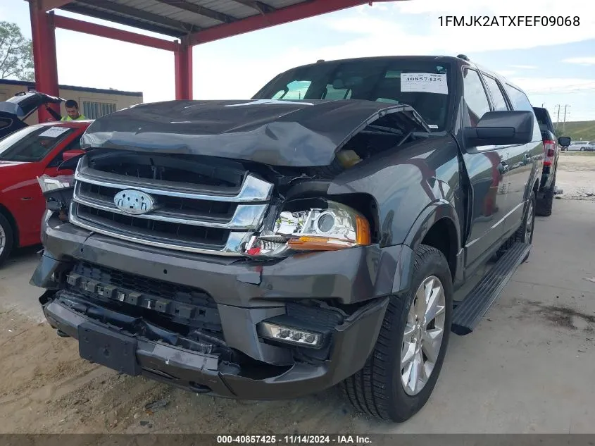 2015 Ford Expedition El Limited VIN: 1FMJK2ATXFEF09068 Lot: 40857425