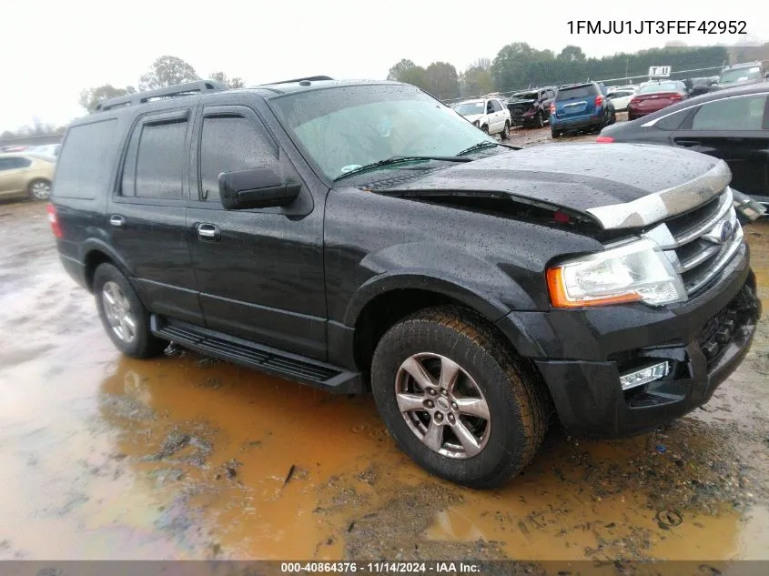 2015 Ford Expedition Xlt VIN: 1FMJU1JT3FEF42952 Lot: 40864376