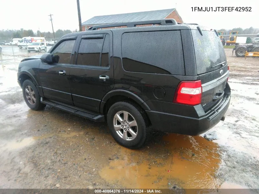 2015 Ford Expedition Xlt VIN: 1FMJU1JT3FEF42952 Lot: 40864376