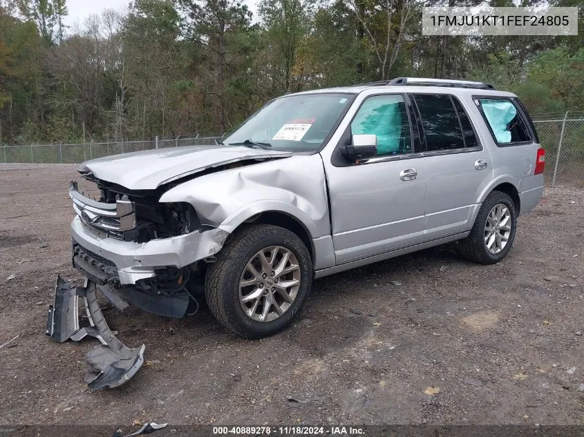 2015 Ford Expedition Limited VIN: 1FMJU1KT1FEF24805 Lot: 40889278