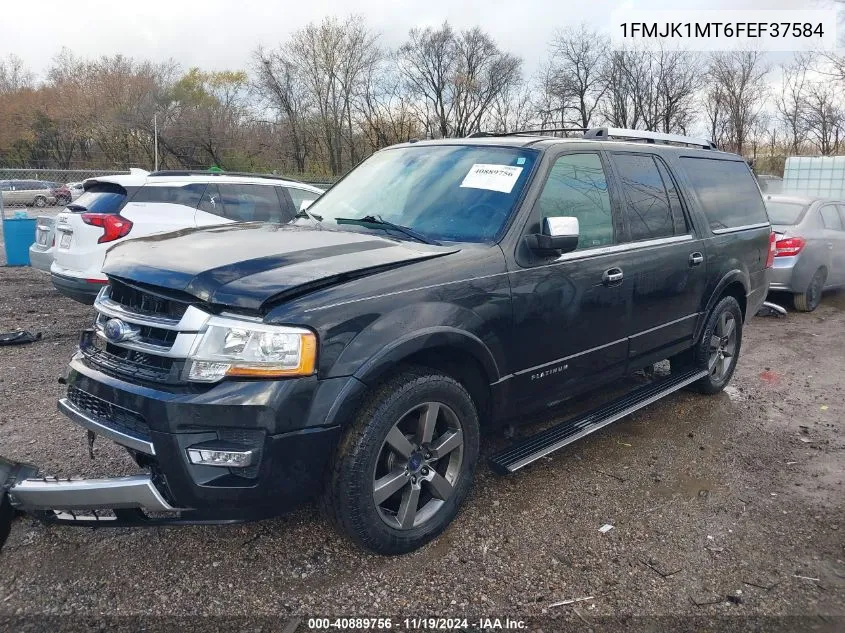 2015 Ford Expedition El Platinum VIN: 1FMJK1MT6FEF37584 Lot: 40889756