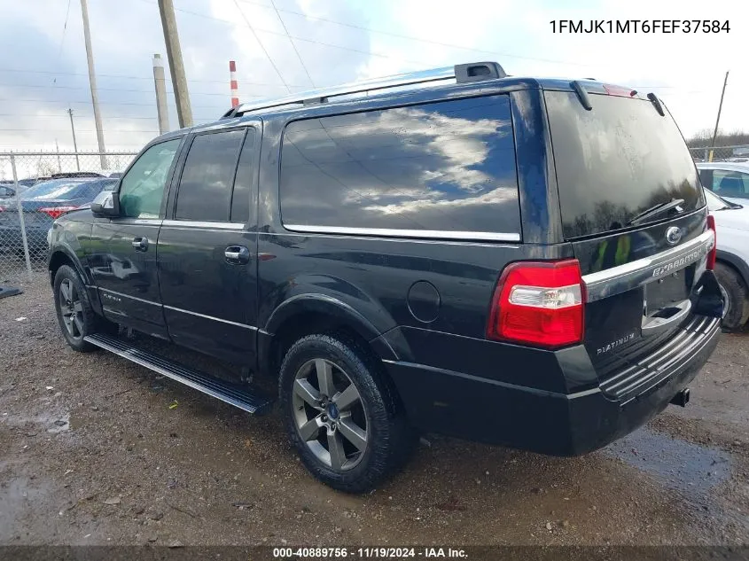 2015 Ford Expedition El Platinum VIN: 1FMJK1MT6FEF37584 Lot: 40889756