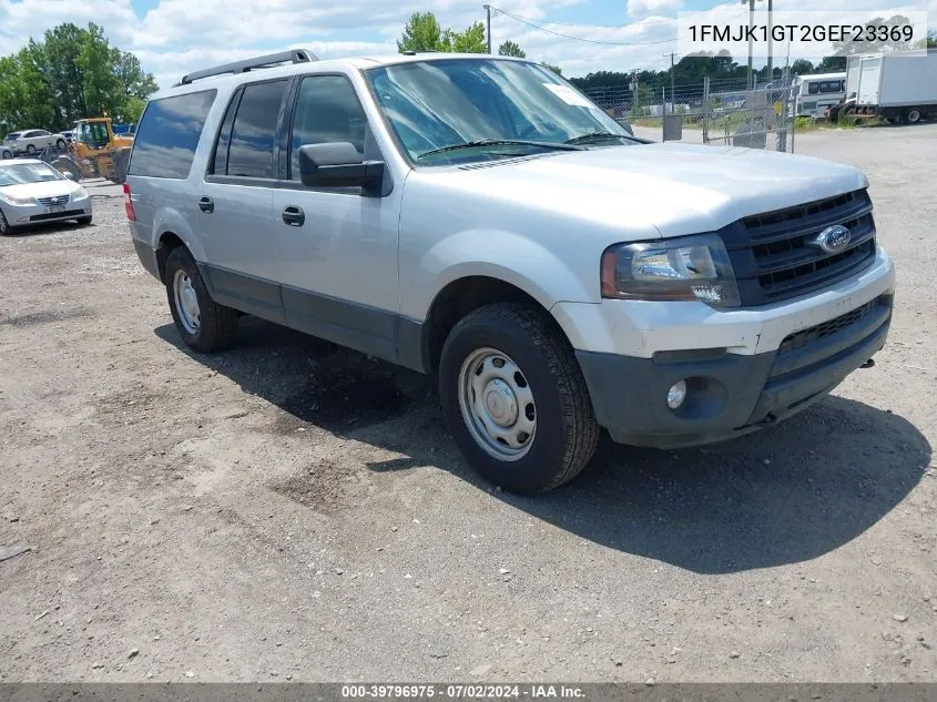 1FMJK1GT2GEF23369 2016 Ford Expedition El Xl