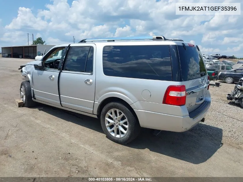 2016 Ford Expedition El Limited VIN: 1FMJK2AT1GEF35396 Lot: 40103805