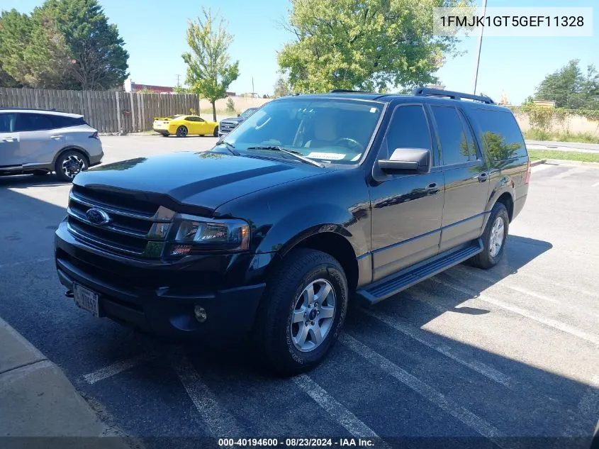 2016 Ford Expedition El Xl VIN: 1FMJK1GT5GEF11328 Lot: 40194600