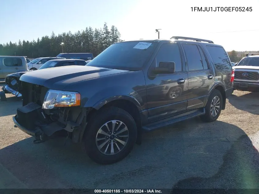 2016 Ford Expedition Xlt VIN: 1FMJU1JT0GEF05245 Lot: 40501185