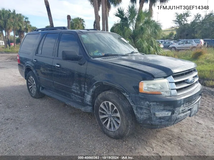 2016 Ford Expedition Xlt VIN: 1FMJU1HT3GEF14348 Lot: 40560363