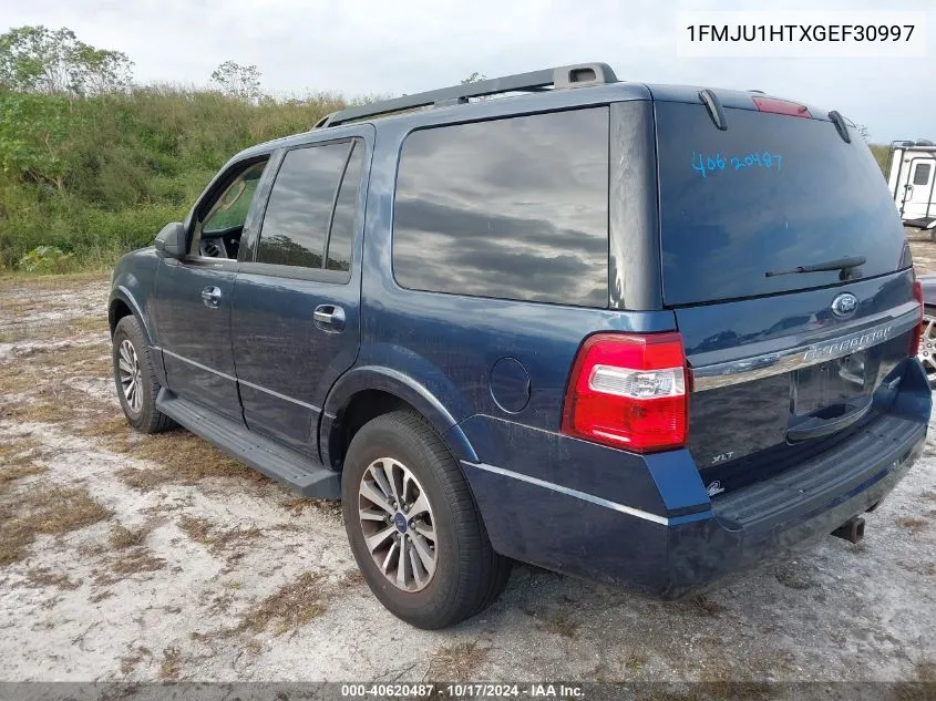 2016 Ford Expedition Xlt VIN: 1FMJU1HTXGEF30997 Lot: 40620487