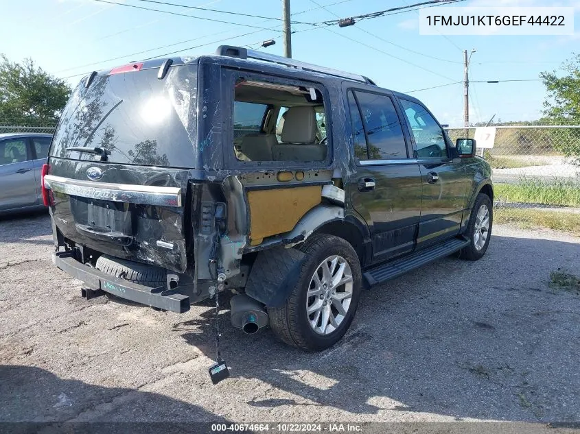 2016 Ford Expedition Limited VIN: 1FMJU1KT6GEF44422 Lot: 40674664