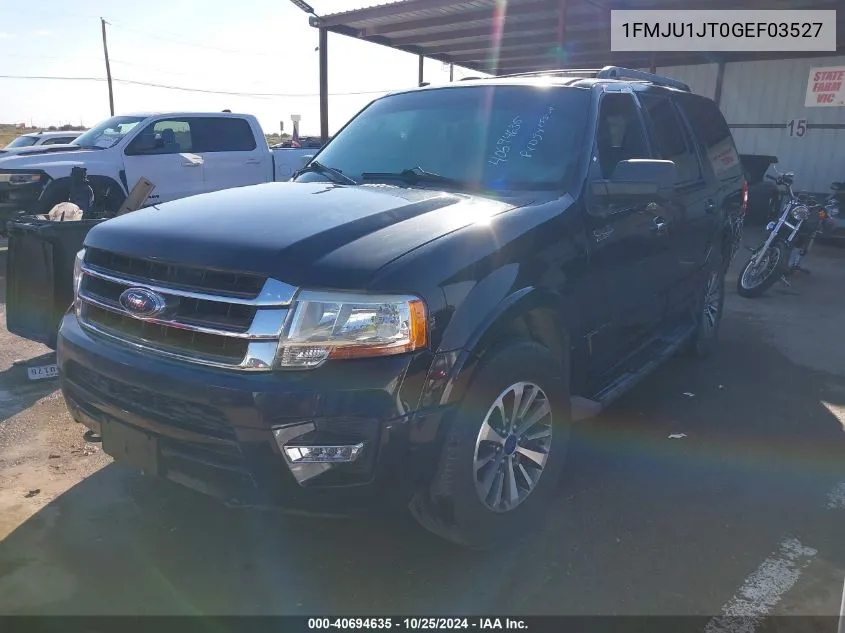 2016 Ford Expedition Xlt VIN: 1FMJU1JT0GEF03527 Lot: 40694635