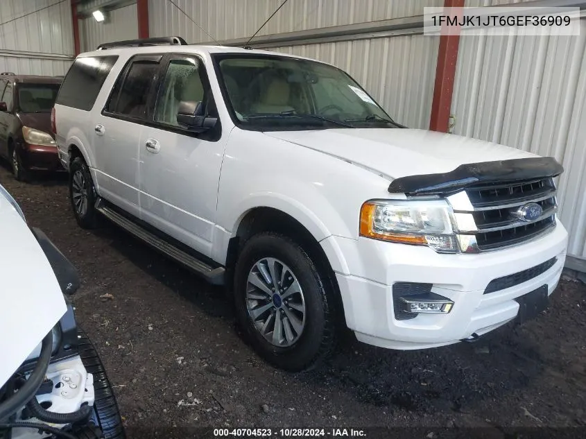 2016 Ford Expedition El Xlt VIN: 1FMJK1JT6GEF36909 Lot: 40704523