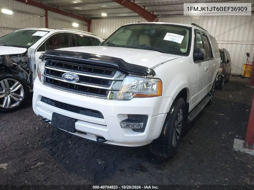 2016 Ford Expedition El Xlt VIN: 1FMJK1JT6GEF36909 Lot: 40704523