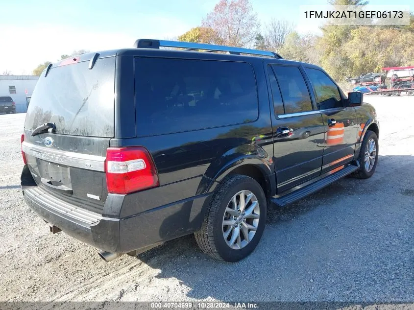 2016 Ford Expedition El Limited VIN: 1FMJK2AT1GEF06173 Lot: 40704699