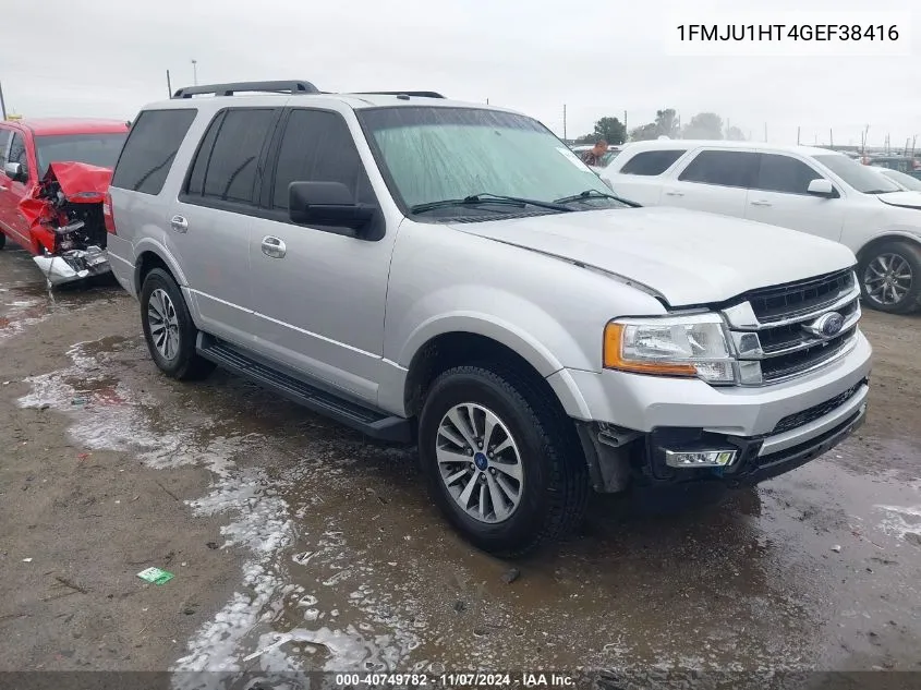 2016 Ford Expedition Xlt VIN: 1FMJU1HT4GEF38416 Lot: 40749782